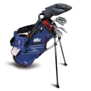 UL7-48 7 Club - 2 Right Hand UL7-48 7 Club Stand Set, Navy/Red